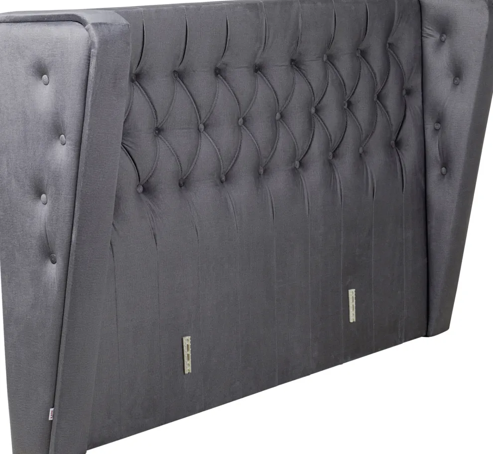 Hoofdbord Benito Moon Grey 160cm