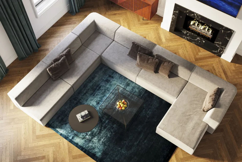 Infinity Kussen Elements Grijs 60x40cm