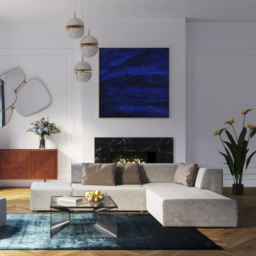 Infinity Ottomane Elements Grijs Rechts