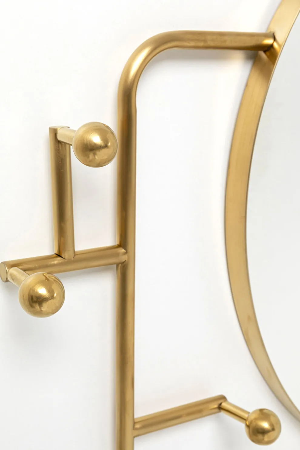 Kapstok Tristan Mirror Ø65cm