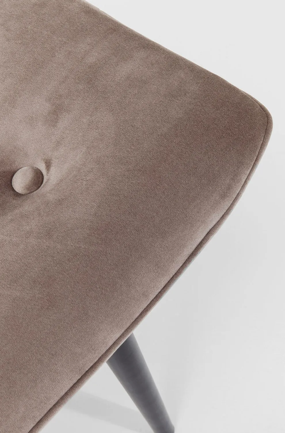 Kruk Black Vicky Fluweel Grijs 46x59cm