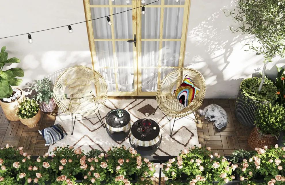 Kussen Waves Multi 45x45cm