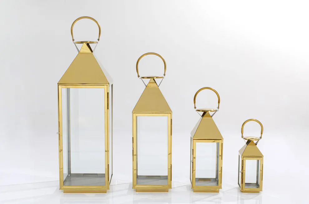Lantaarn Giardino Goud (4-delig)