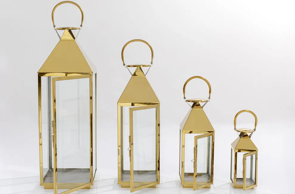 Lantaarn Giardino Goud (4-delig)