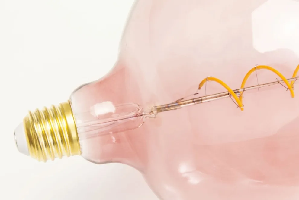 Lichtbron Spiraal LED Roze