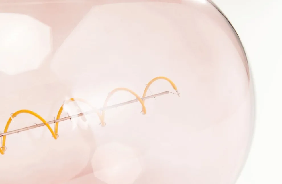 Lichtbron Spiraal LED Roze