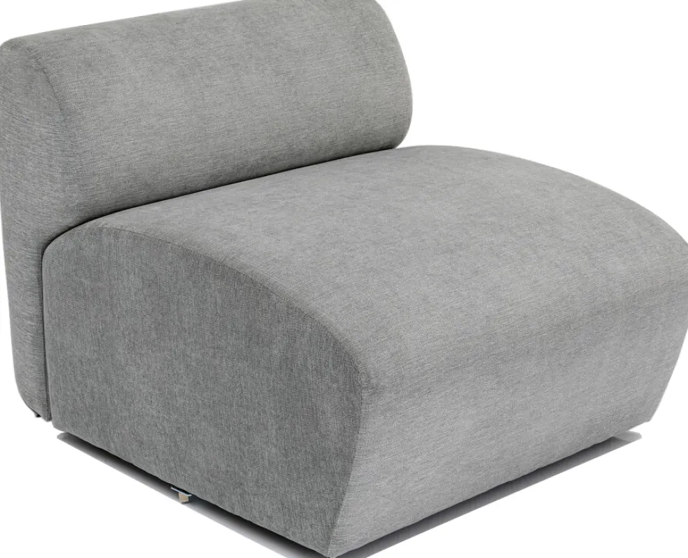 Modulaire Bank Lucca Middle Elements Grey 76cm