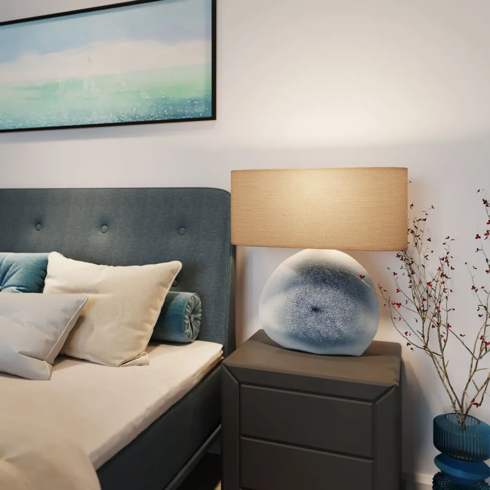 Nachtkastje Luxury Push 2 Lades Grijs