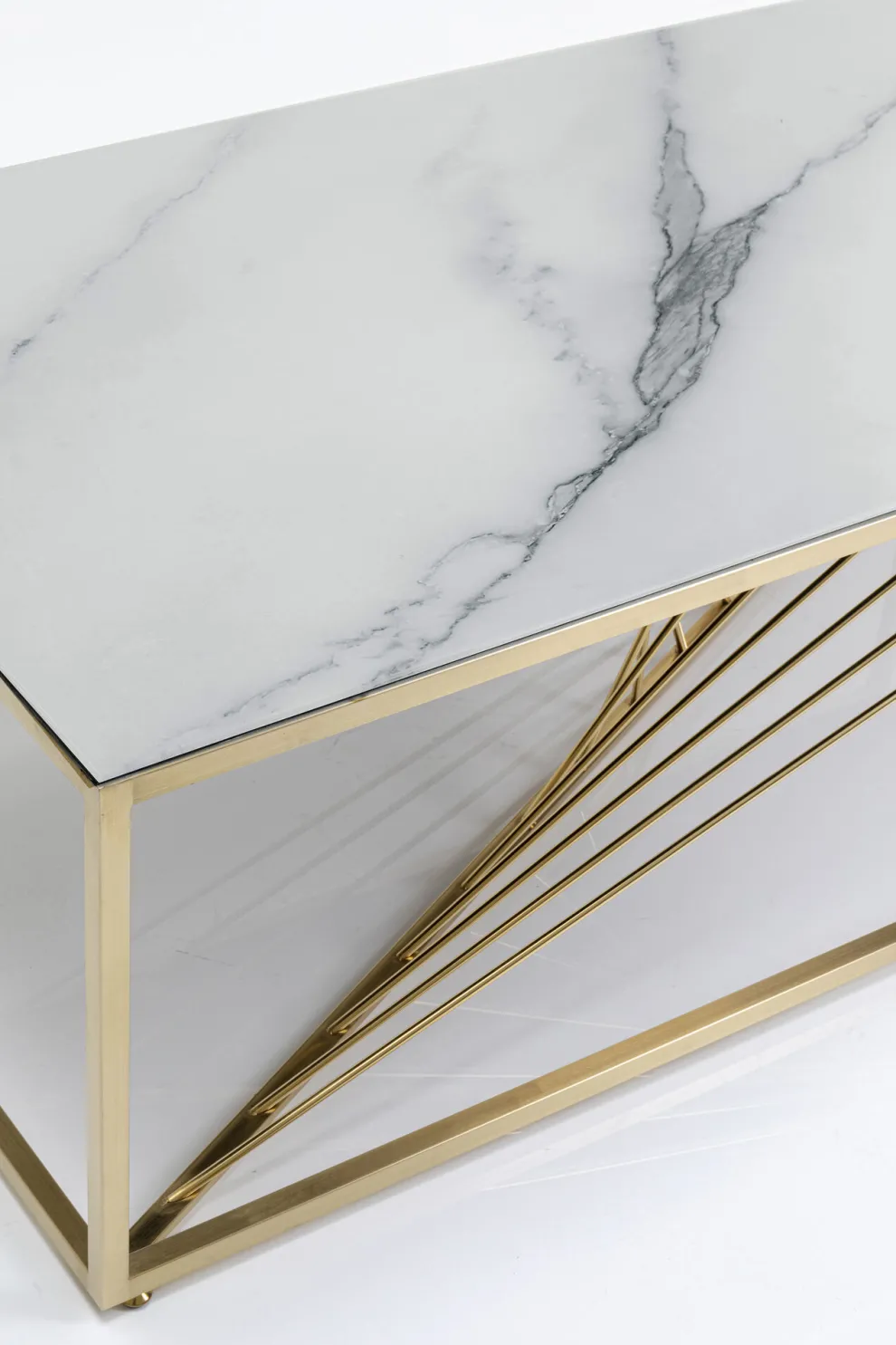 Salontafel Art Marmer Glas 140x70cm