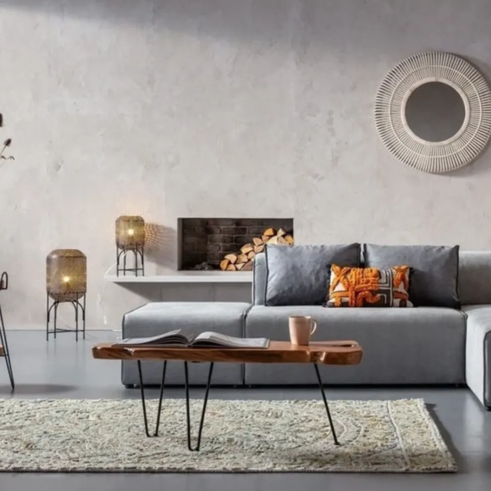 Salontafel Aspen Natuur 106x41cm