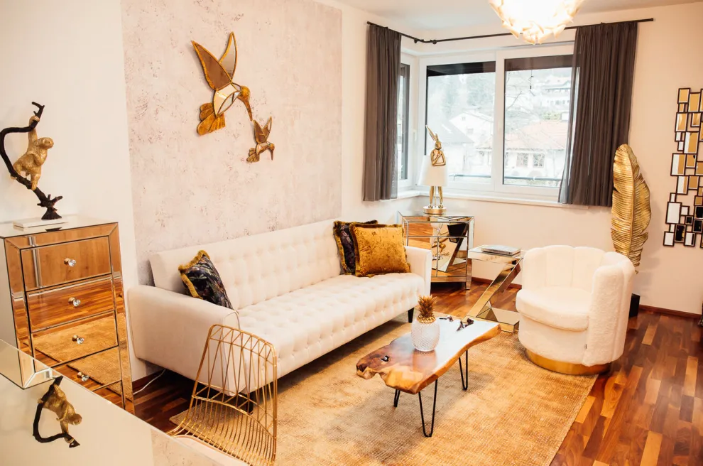 Salontafel Aspen Natuur 106x41cm