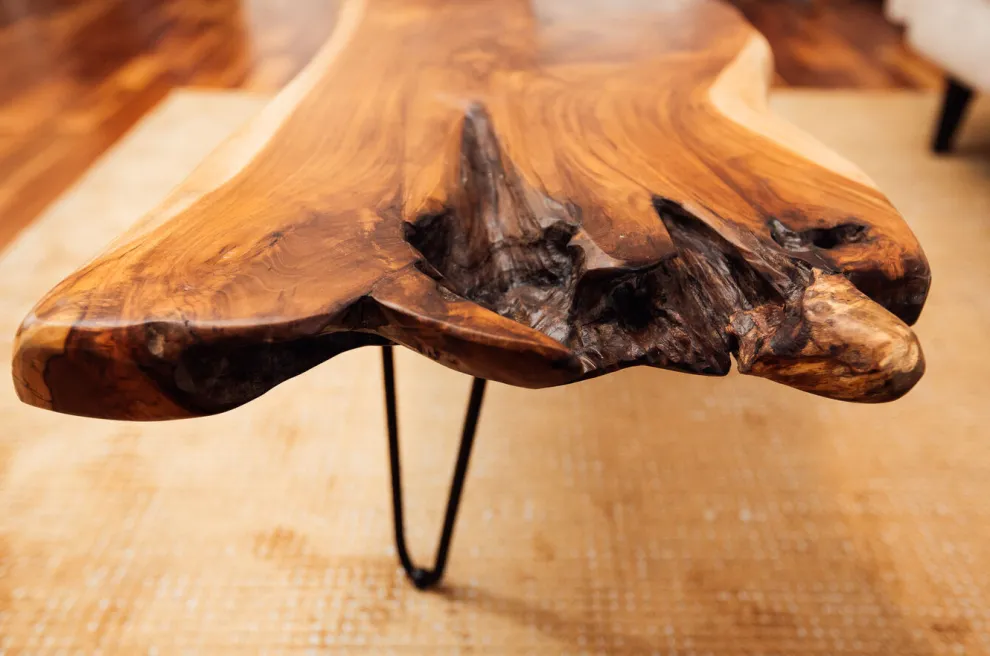 Salontafel Aspen Natuur 106x41cm