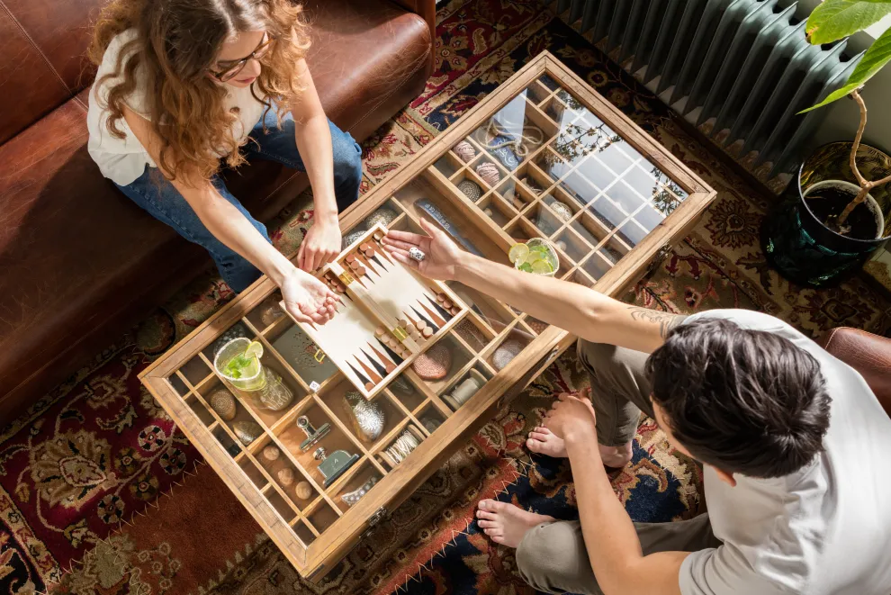 Salontafel Collector Natuur 122x55cm