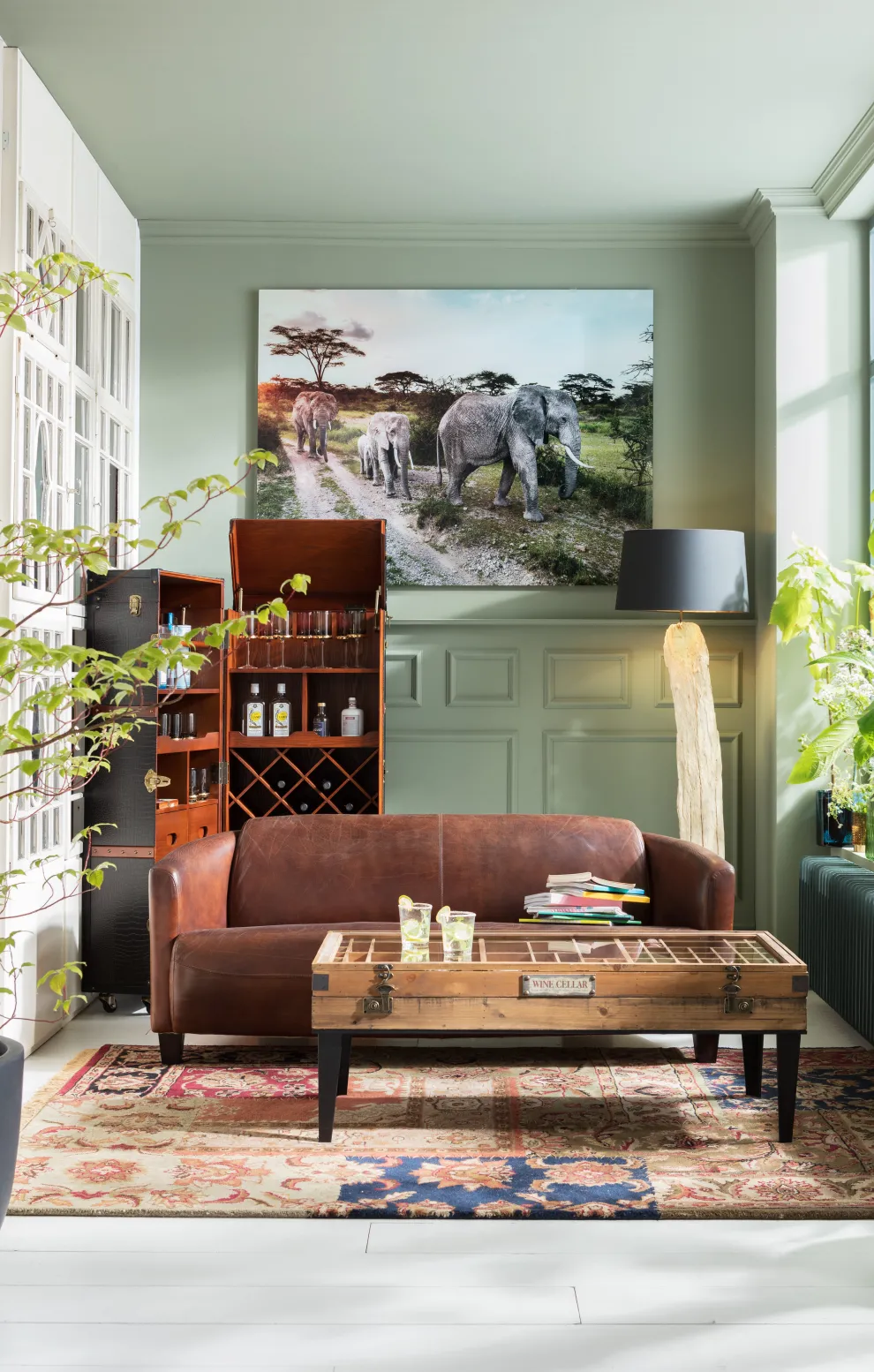 Salontafel Collector Natuur 122x55cm