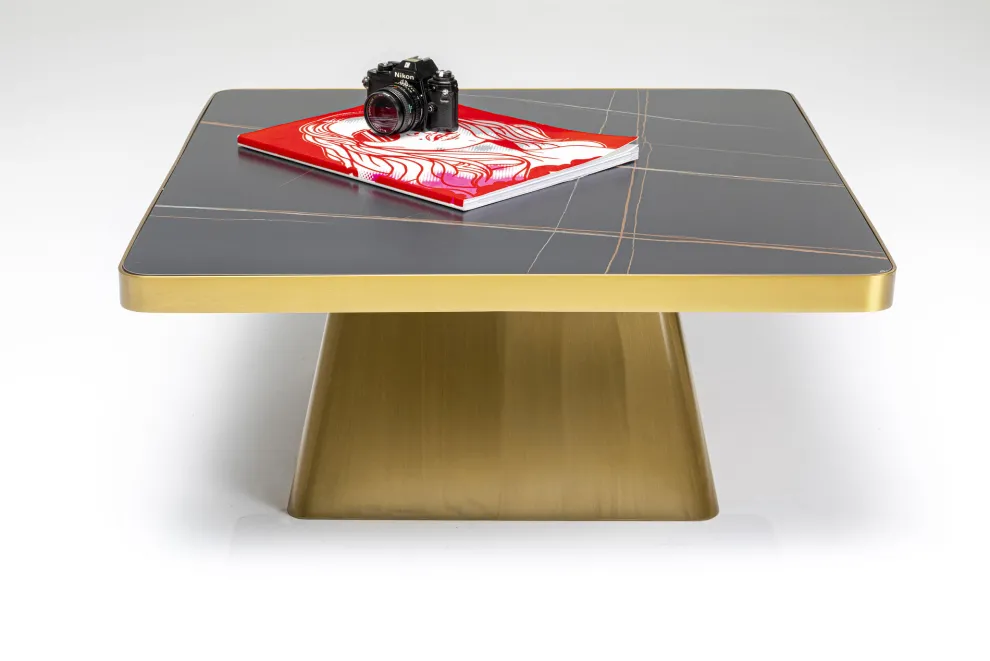 Salontafel Miler Gold 80x80cm