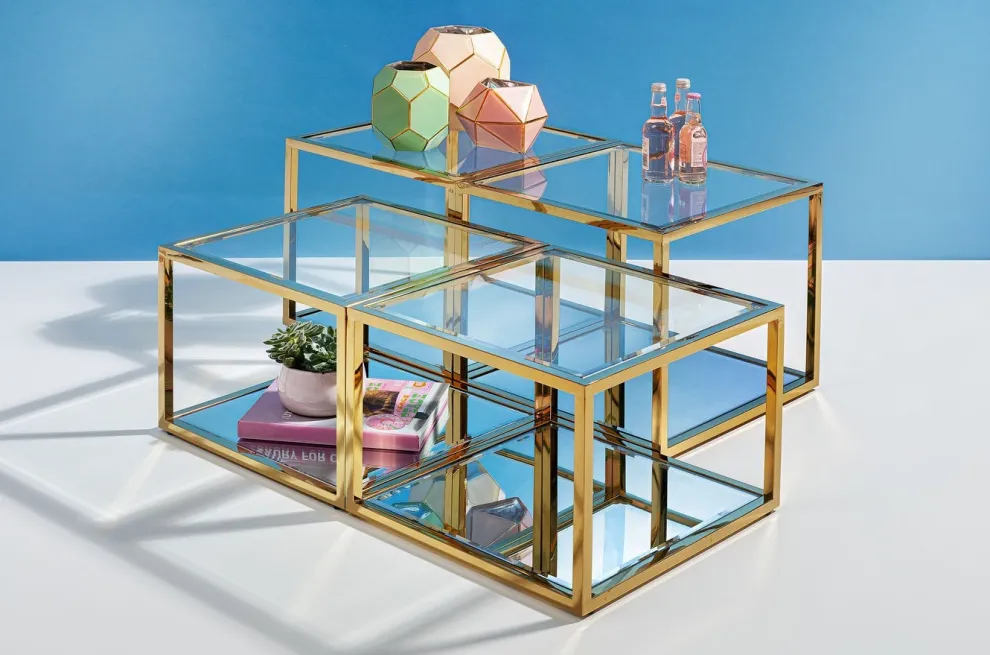 Salontafel Orion Goud (4-delig)