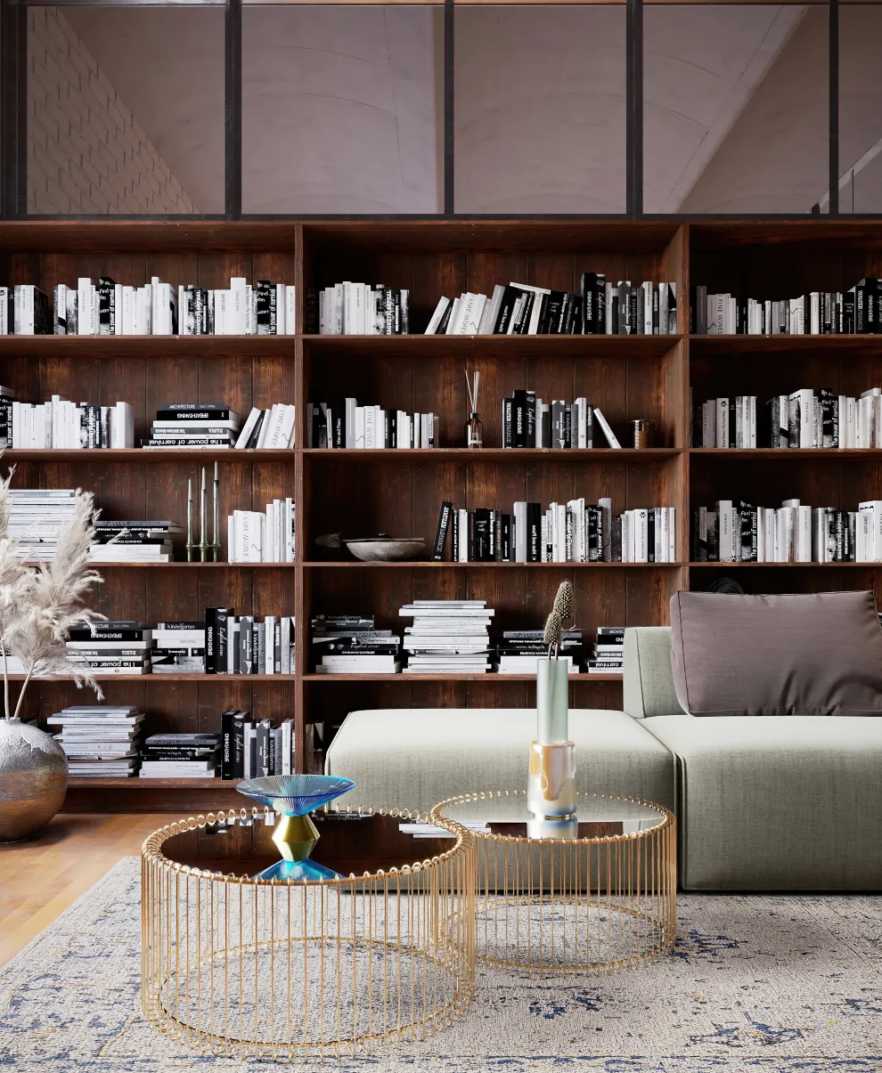 Salontafel Wire Messing (2-delig)