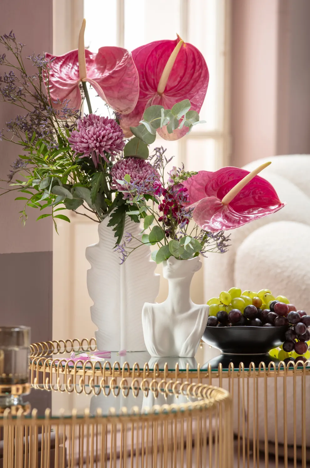 Salontafel Wire Messing (2-delig)