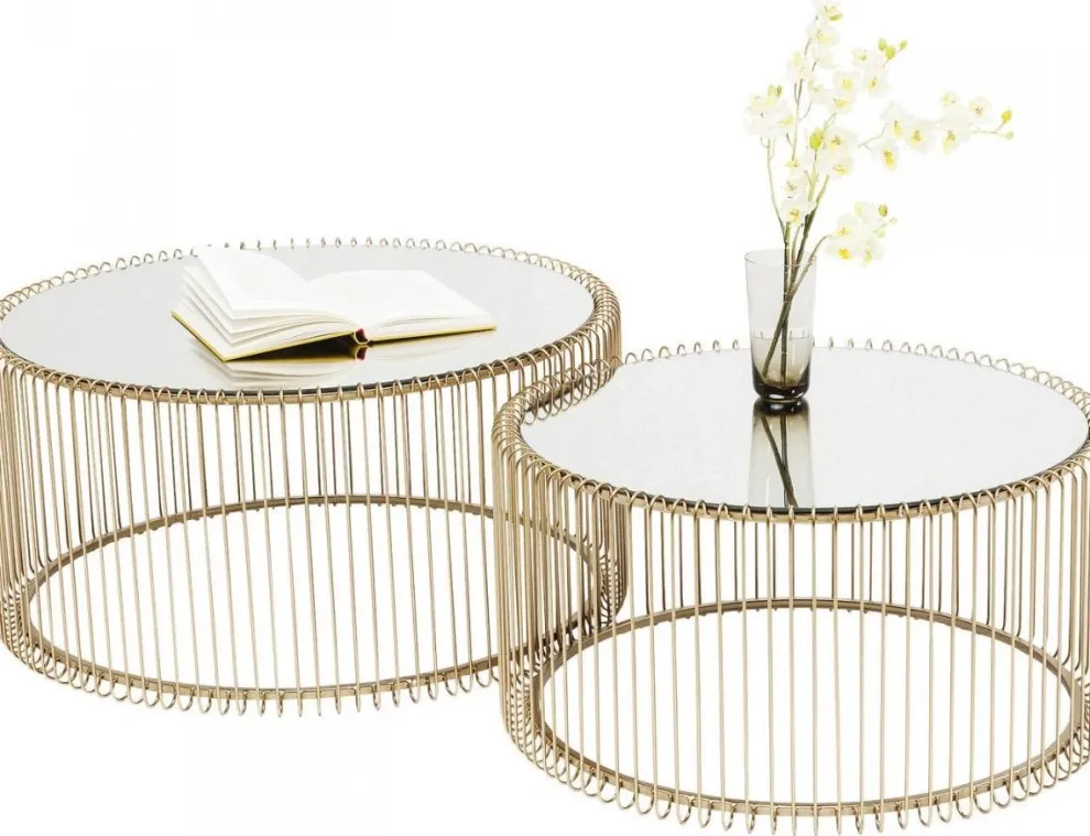 Salontafel Wire Messing (2-delig)