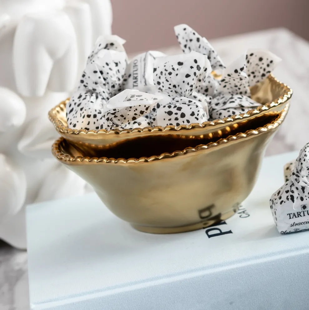 Schaal Bell Goud Ø16cm