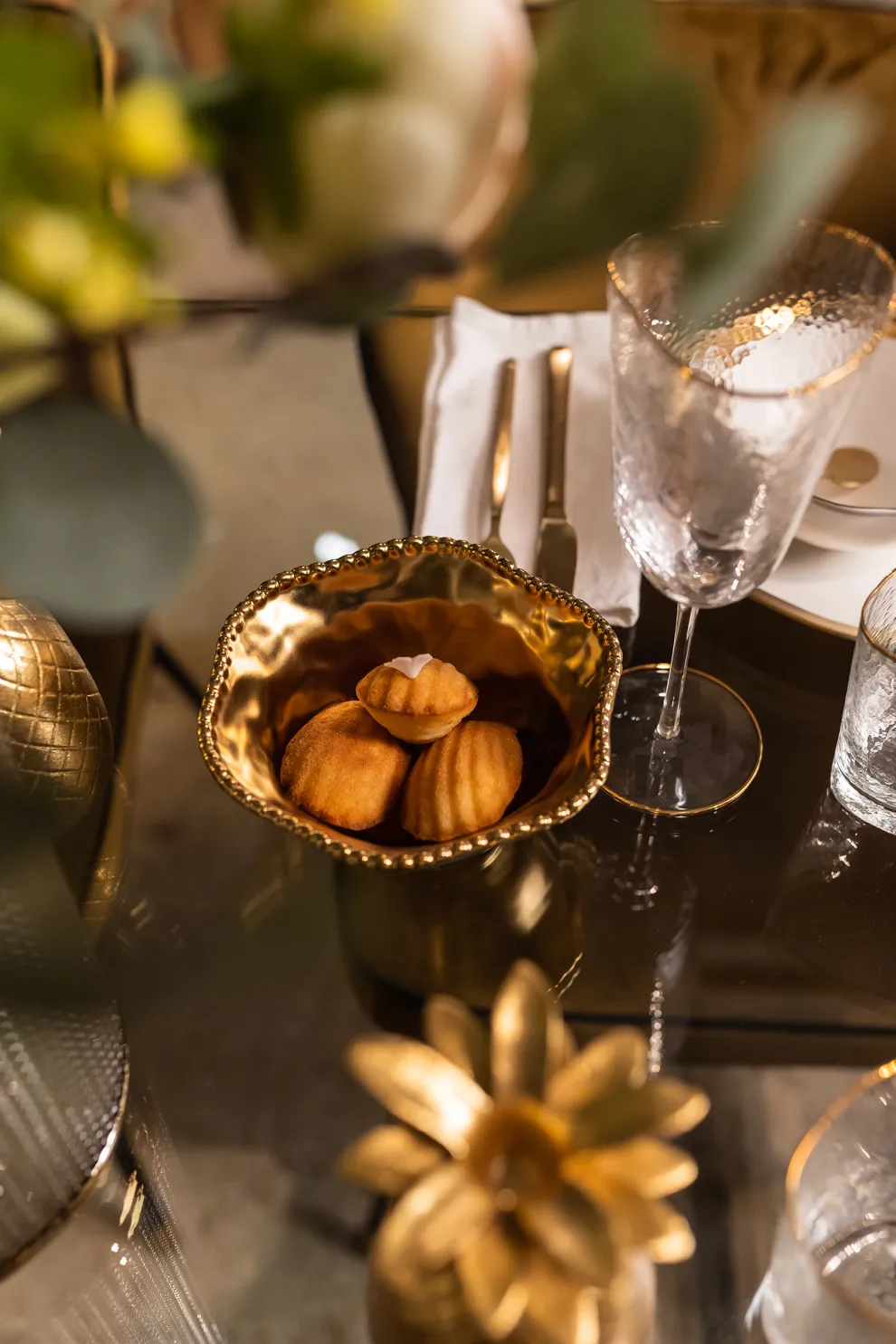 Schaal Bell Goud Ø16cm