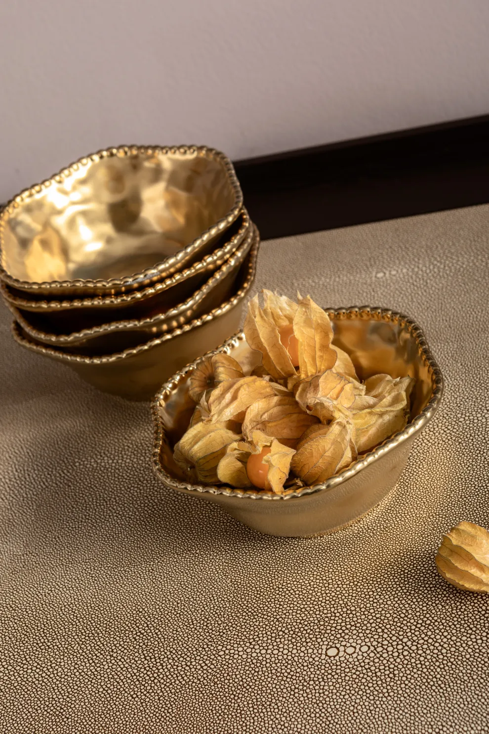 Schaal Bell Goud Ø16cm