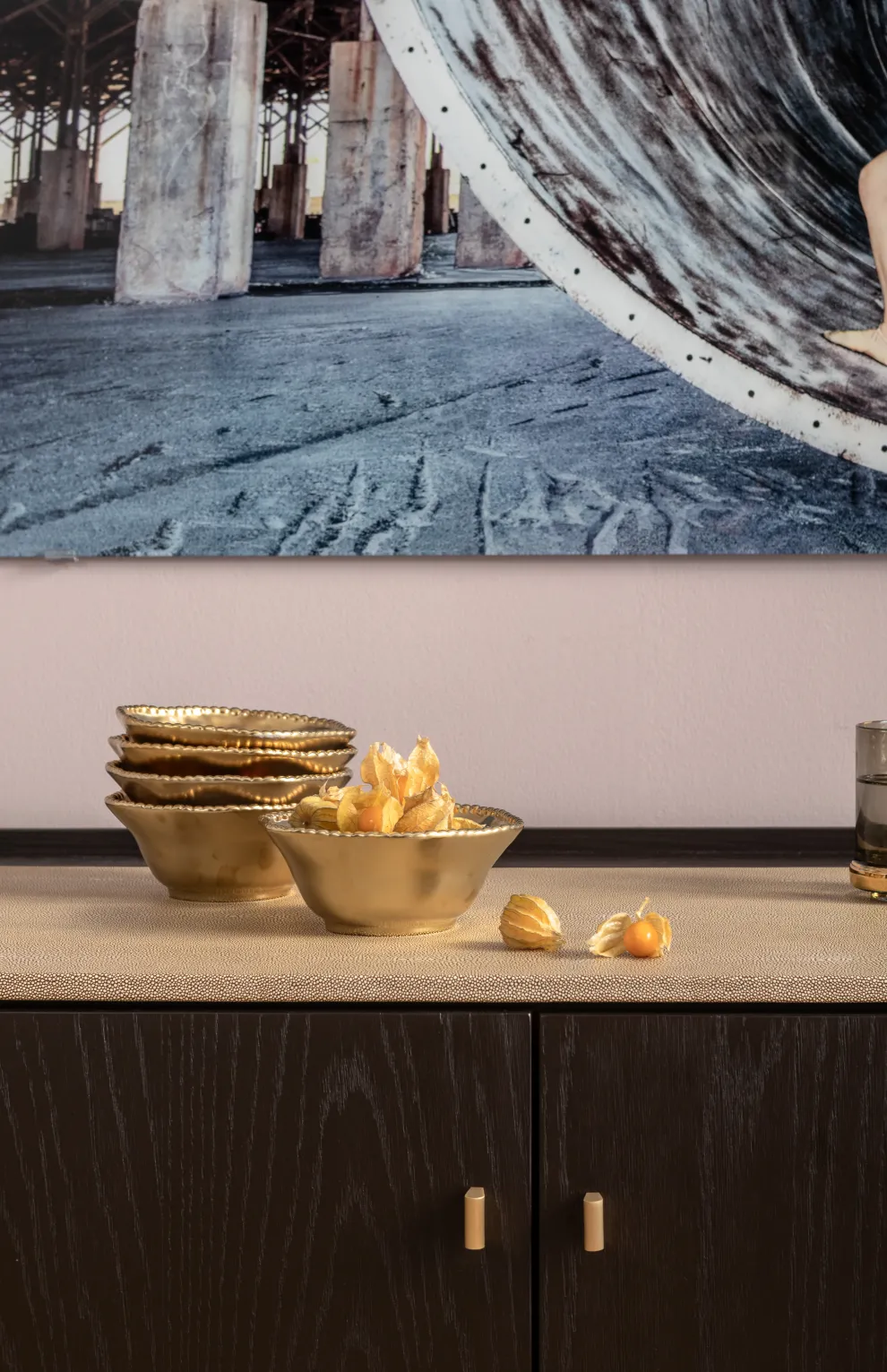 Schaal Bell Goud Ø16cm