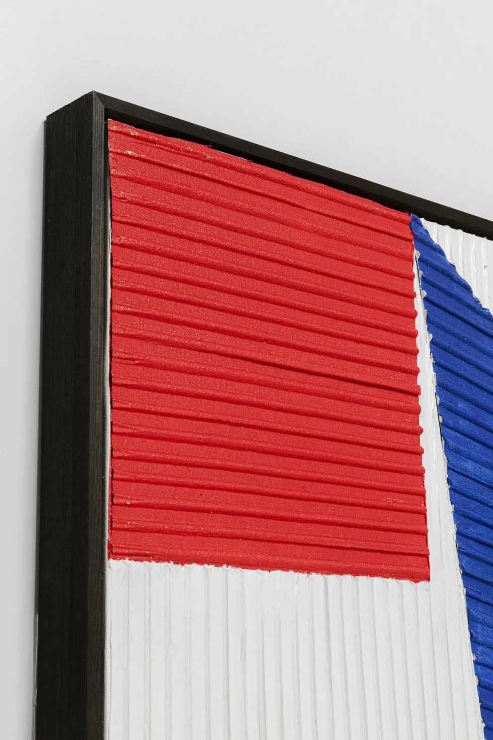 Schilderij Art Triangles Blue 100x100cm