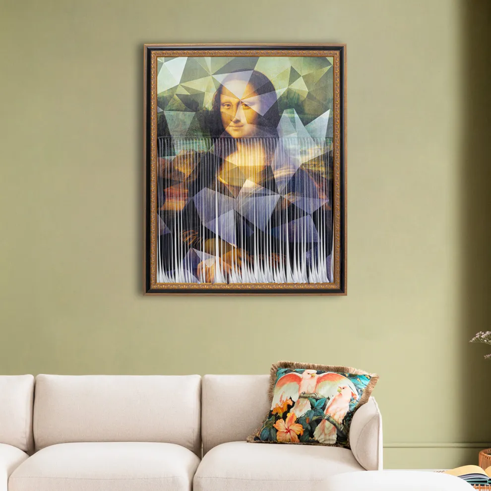 Schilderij Ma-de-moi-selle Lisa 130x163cm