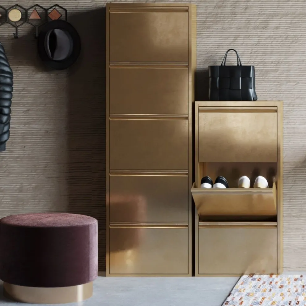 Schoenenkast Caruso 3 Bronze (MO)