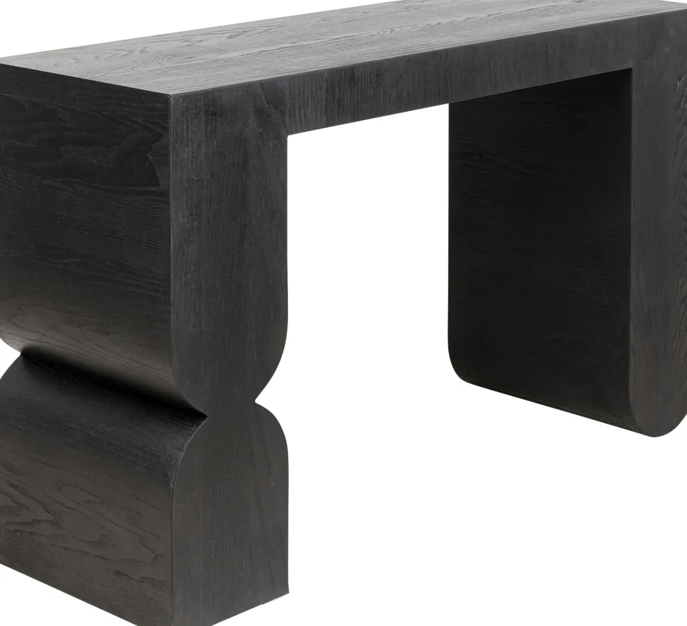 Sidetable Curve Black 120x76cm