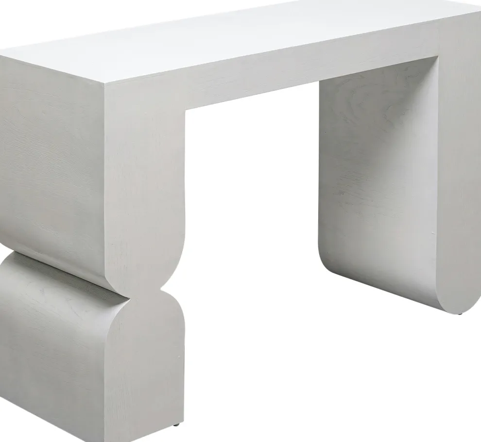 Sidetable Curve Wit 120x85cm