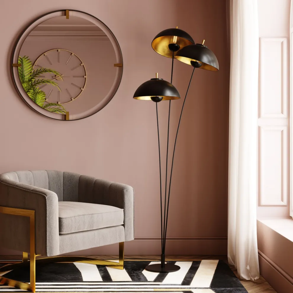 Spiegel Betsy Frame Rond Metaal Ø90cm