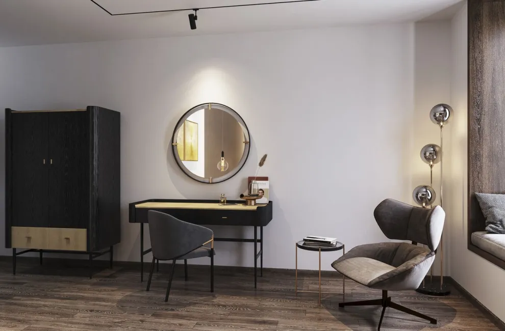 Spiegel Betsy Frame Rond Metaal Ø90cm