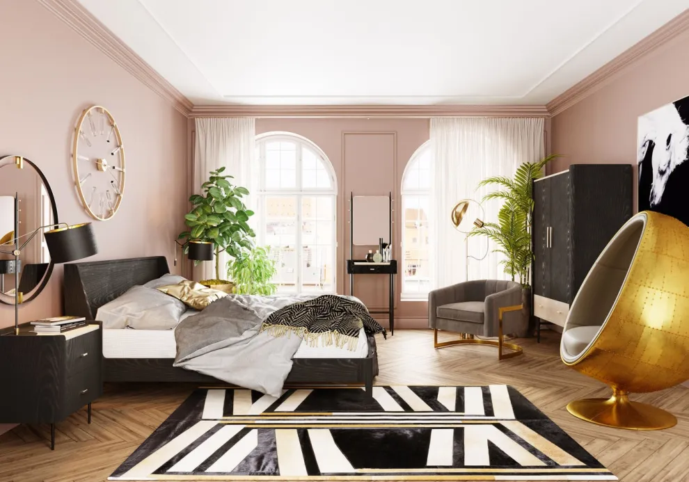 Spiegel Betsy Frame Rond Metaal Ø90cm