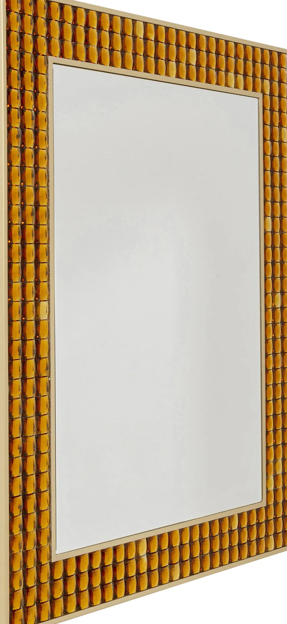 Spiegel Crystals Brass 80x100cm