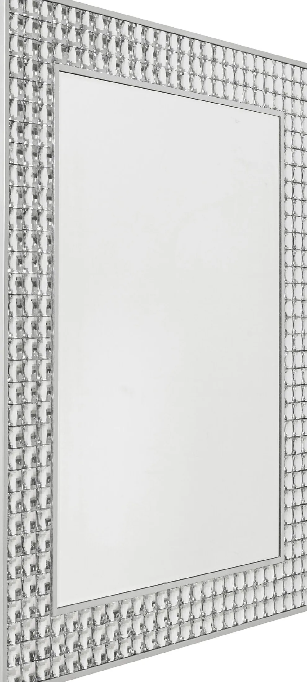 Spiegel Crystals Silver 80x100cm