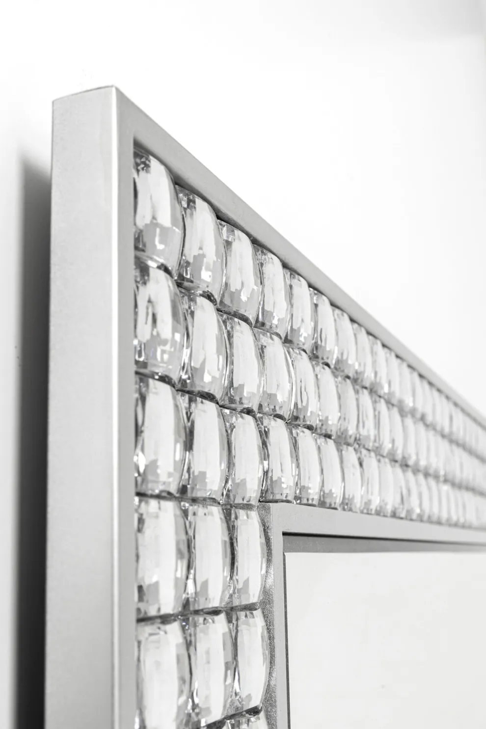 Spiegel Crystals Silver 80x100cm