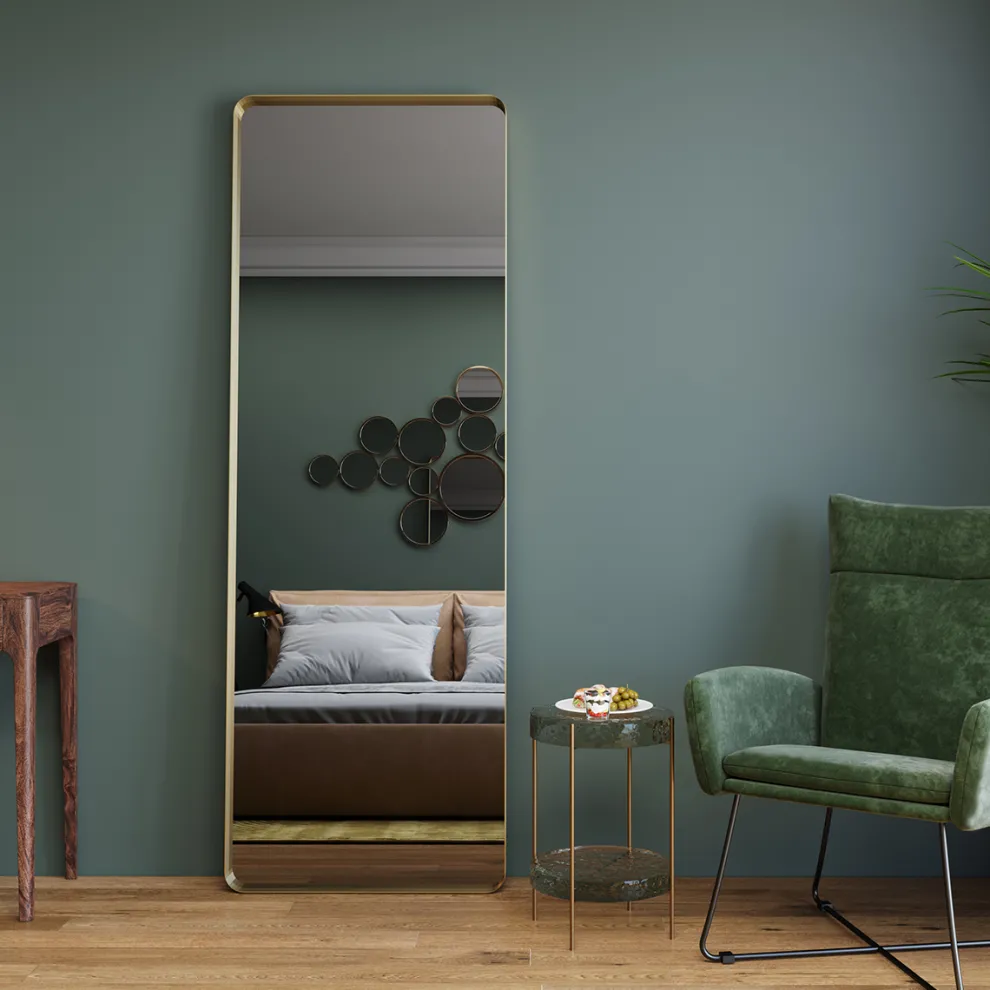 Spiegel Curve Cobre 70x200cm