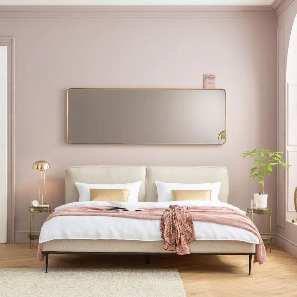 Spiegel Curve Rechthoekig Messing 70x200cm