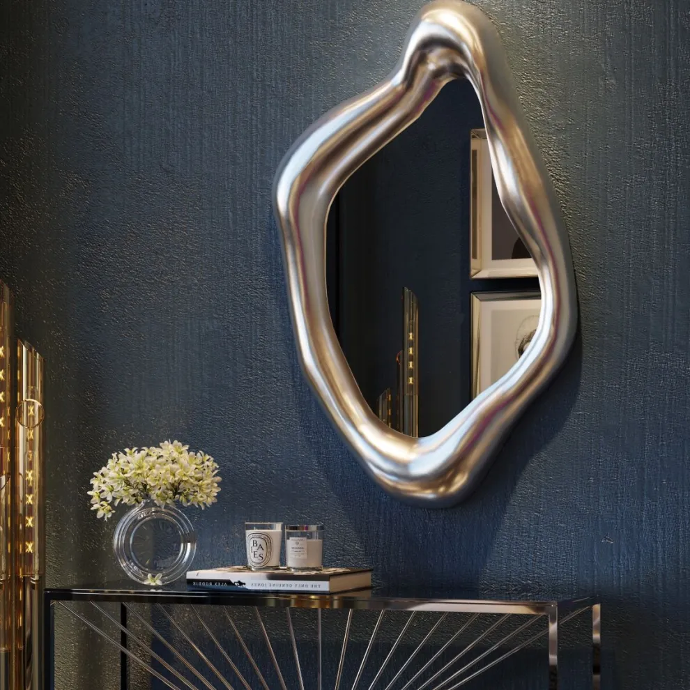 Spiegel Hologram Zilver 119x76cm