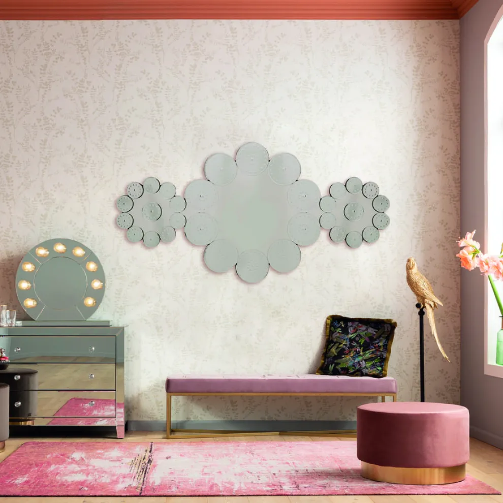 Spiegel Ice Flowers 194x102cm