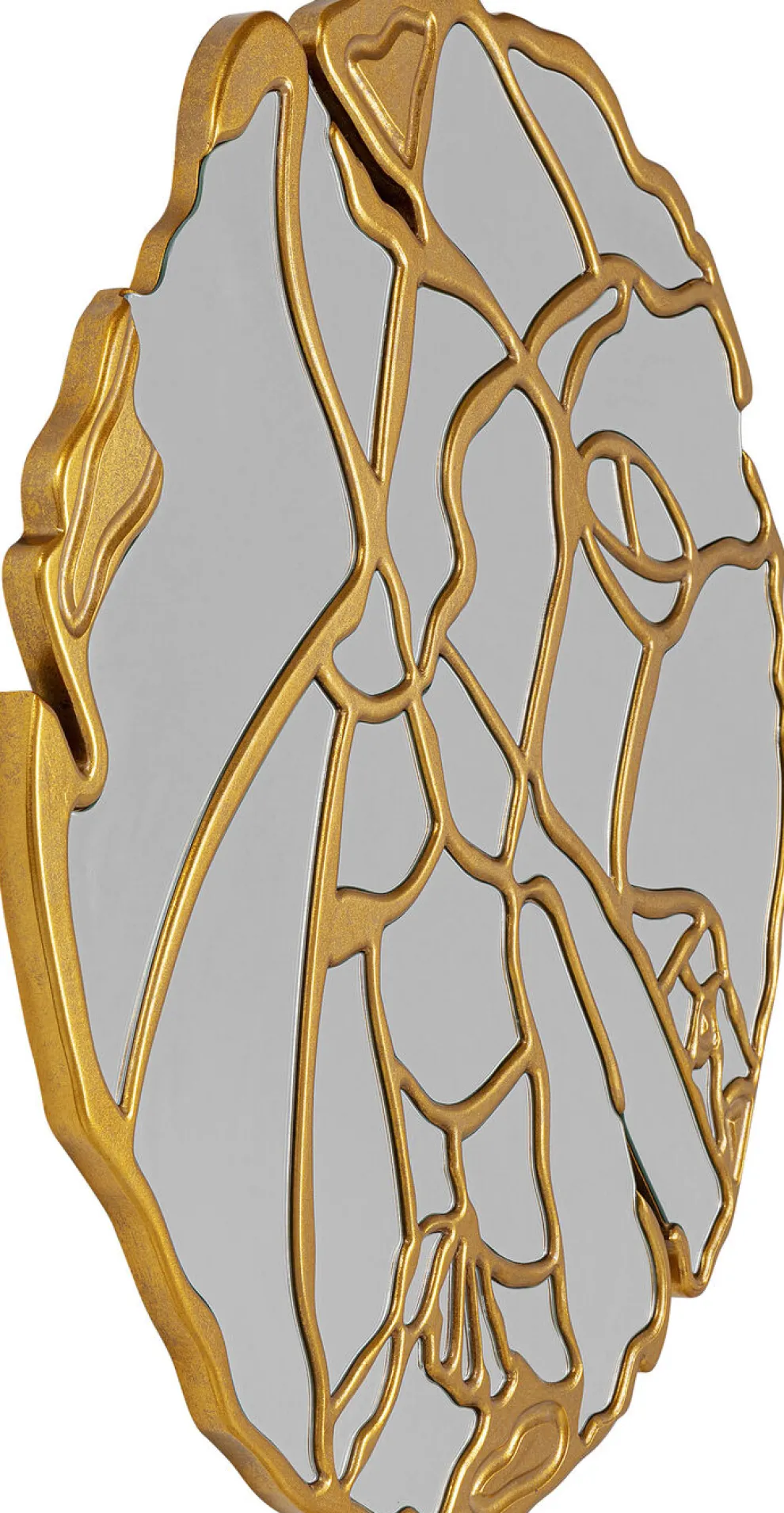 Spiegel Pieces Goud Ø100cm