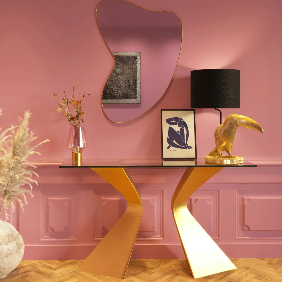 Spiegel Shape Messing 110x120cm