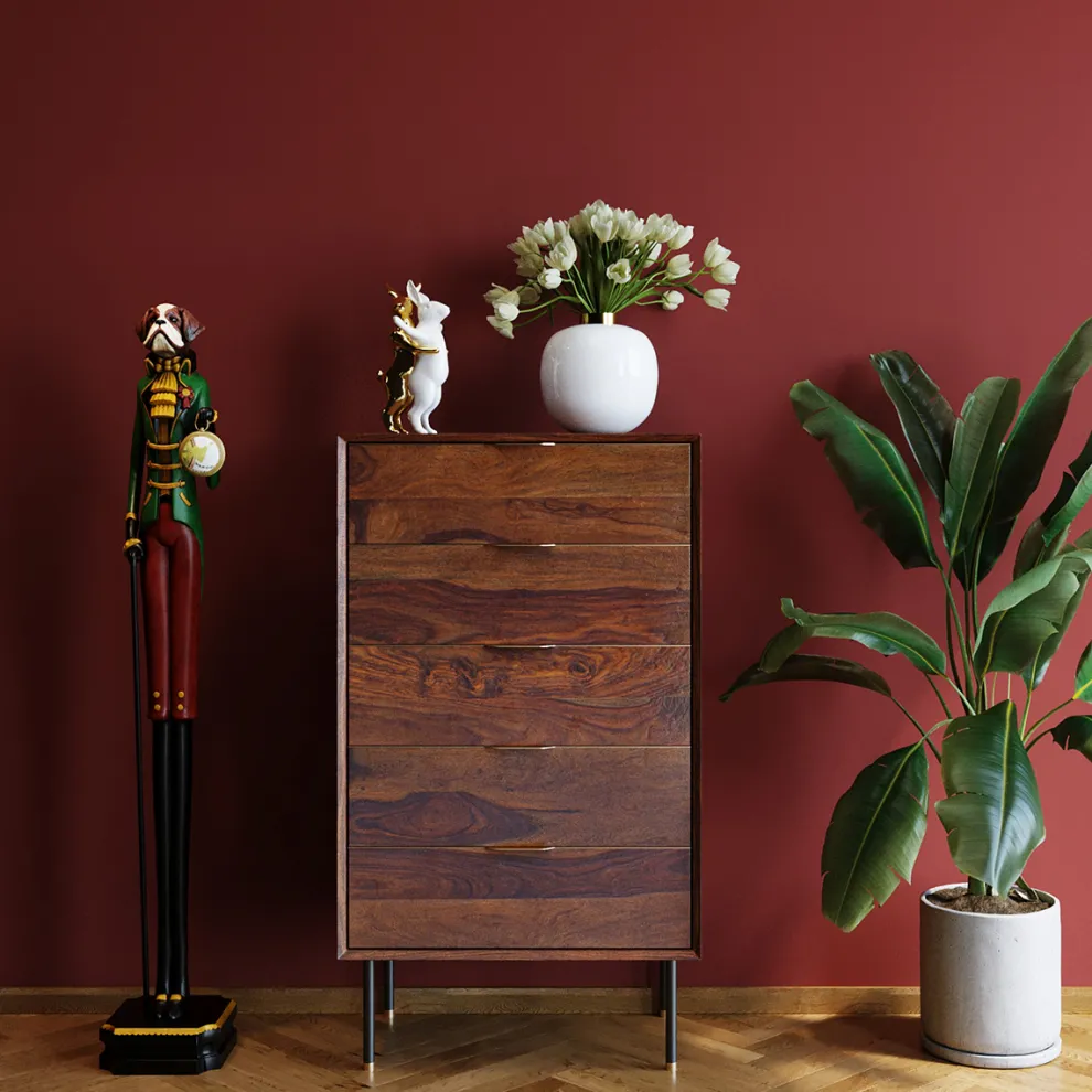 Staande Klok Gentleman Dog 138cm