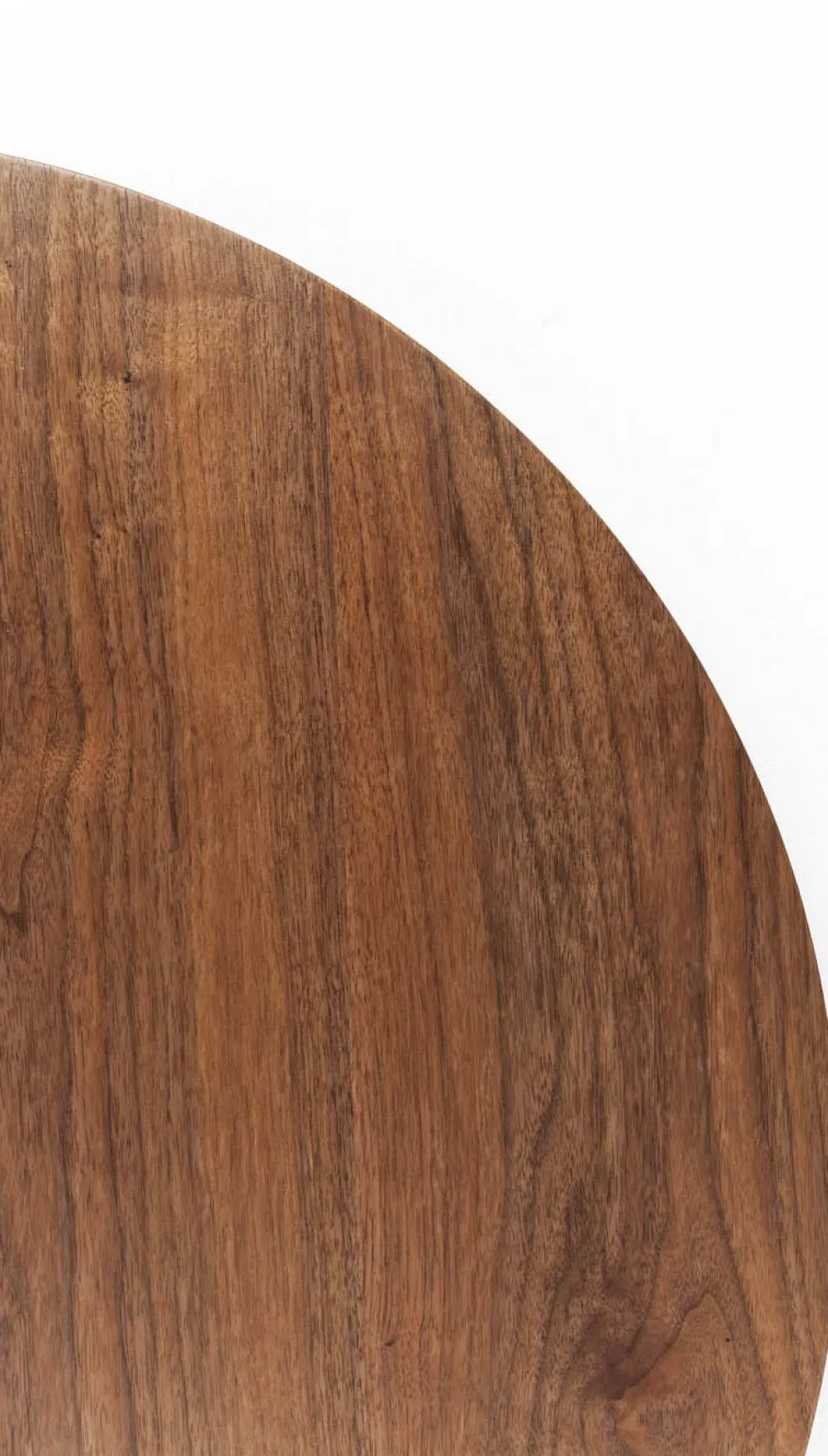Tafelblad Invitation Round Walnut 90cm