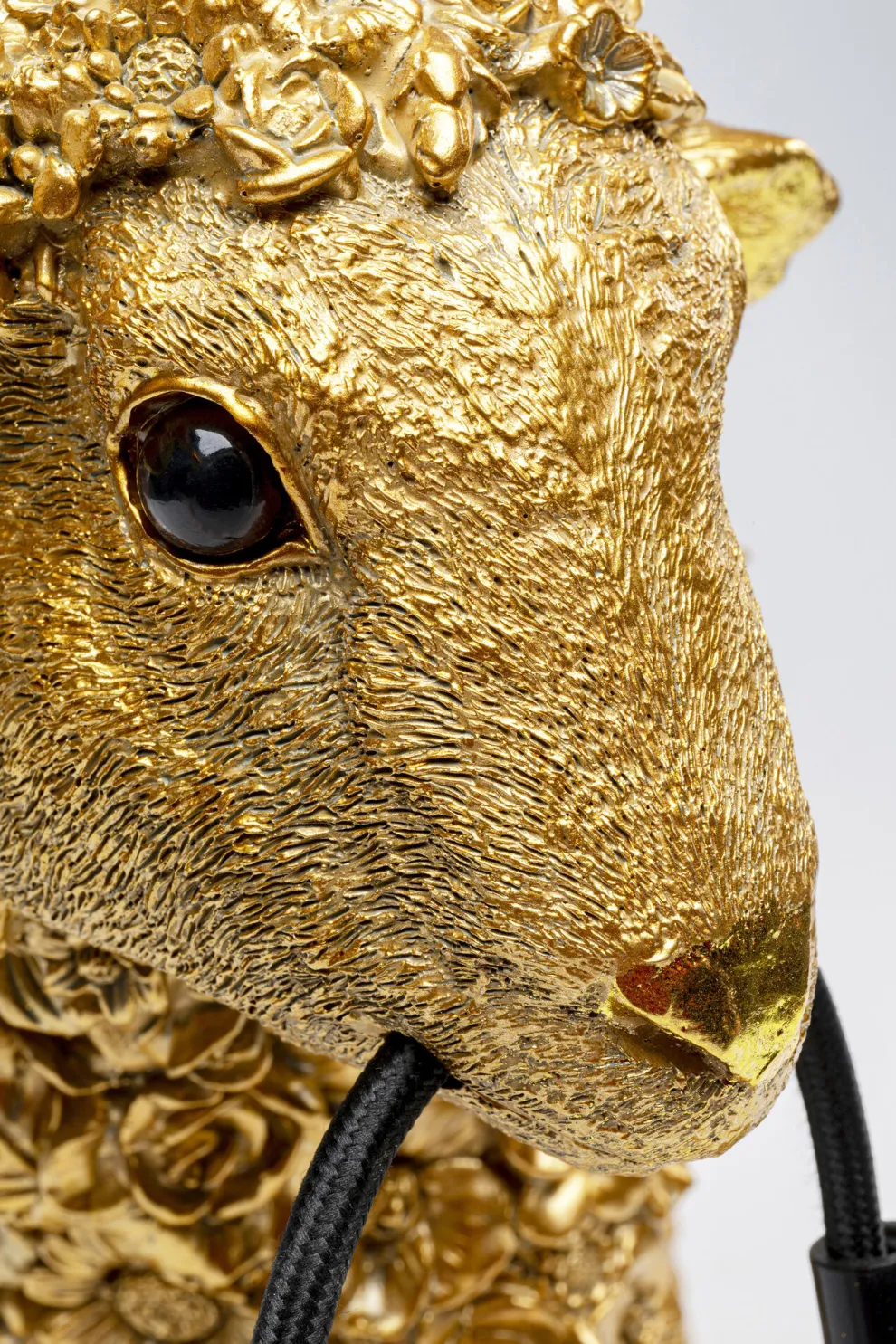 Tafellamp Animal Flower Sheep Gold 36cm