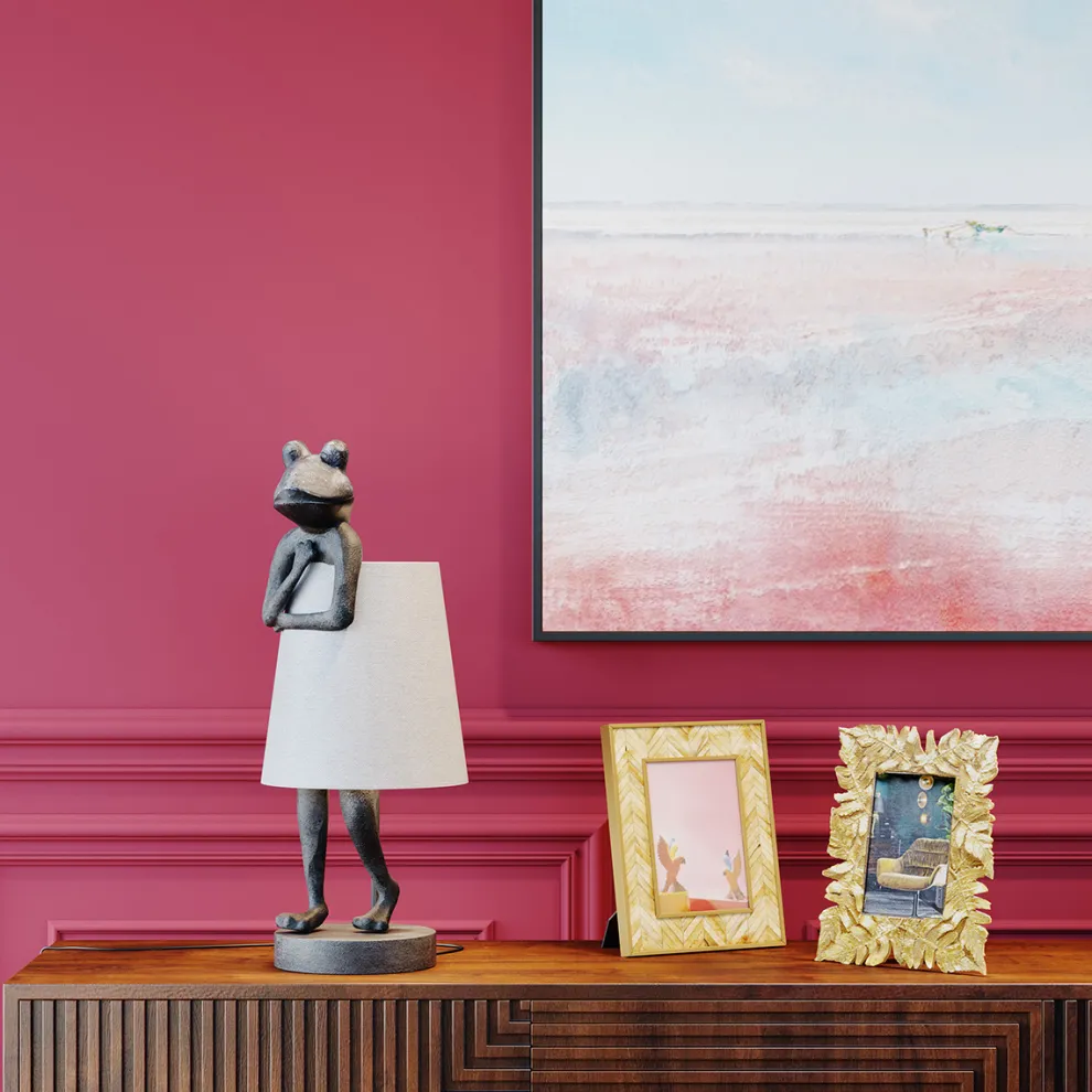 Tafellamp Animal Kikker Grijs