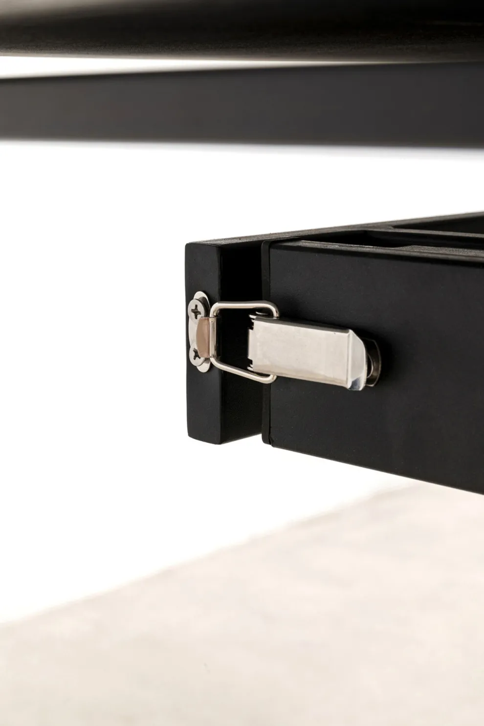 Uitschuiftafel Twist Black 120(30+30)x90cm