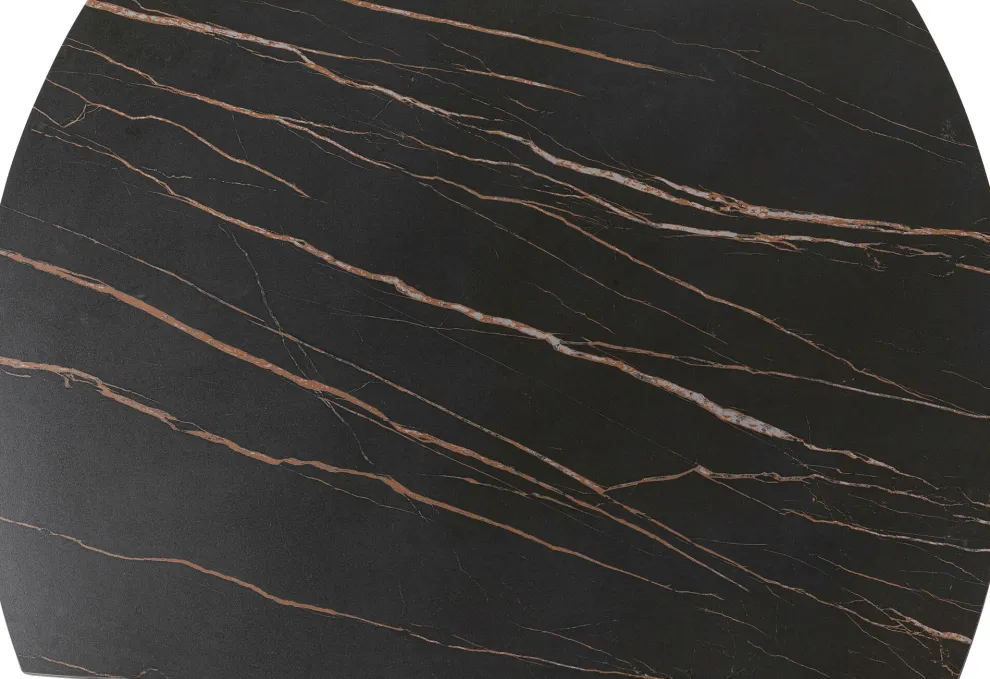 Uitschuiftafel Twist Black 120(30+30)x90cm